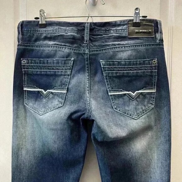 Buffalo Six Men’s Slim Straight Leg Jeans Blue Size 30 - Picture 6 of 13